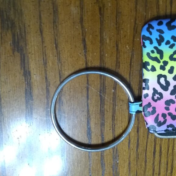 Ring holder, small wristlet purse ( rainbow) - Picture 2 of 4